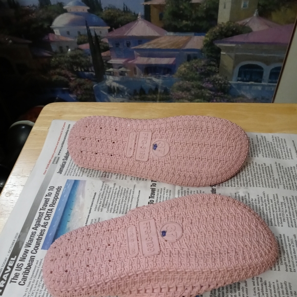 🌉⛵FFG PINK COMFORT SLIPPERS,6🏫 - Picture 4 of 12